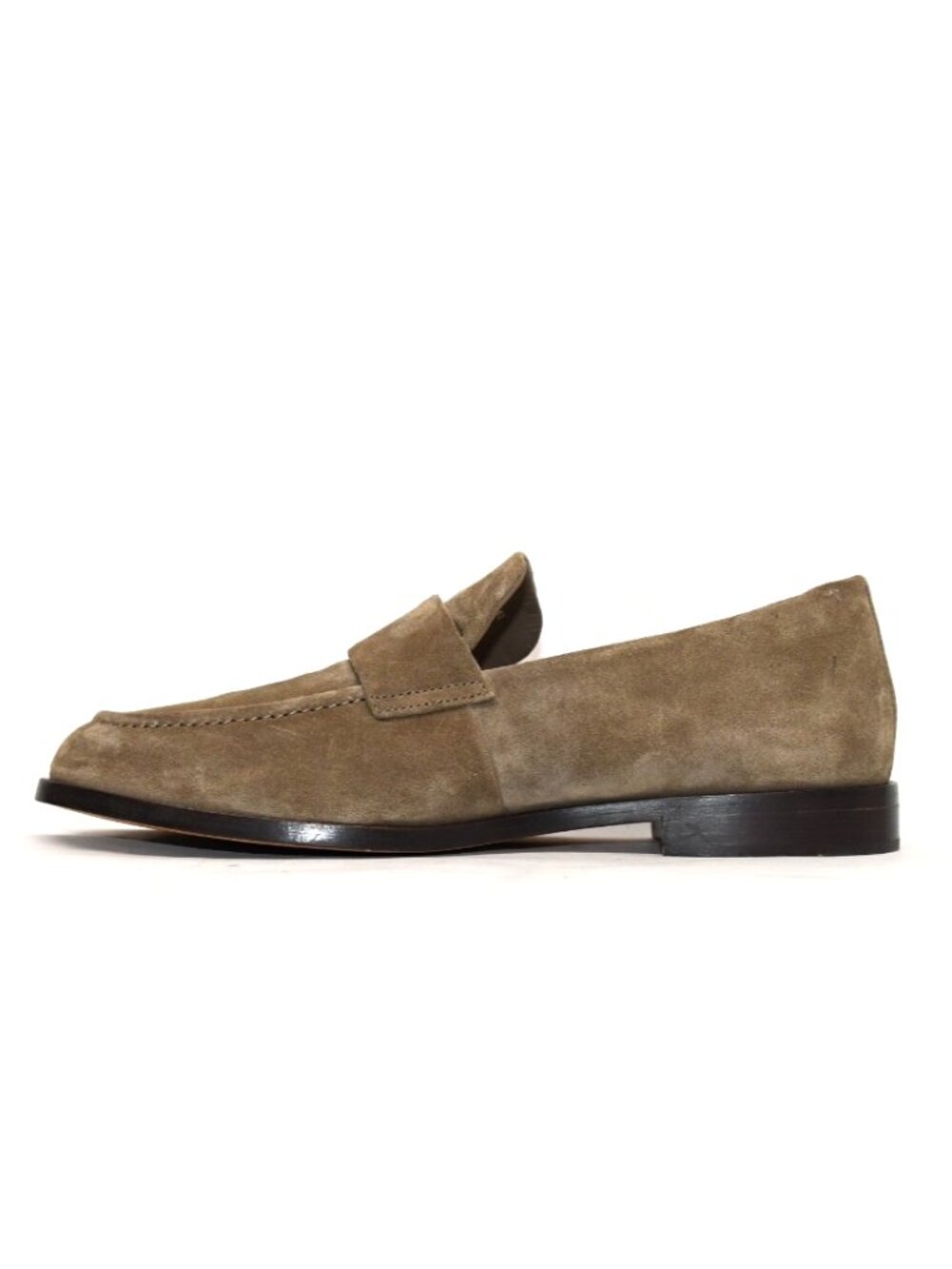 New! Vince Men's Montebello Suede Penny Loafers Flint Brown 9.5M US DD538 - Picture 2 of 7